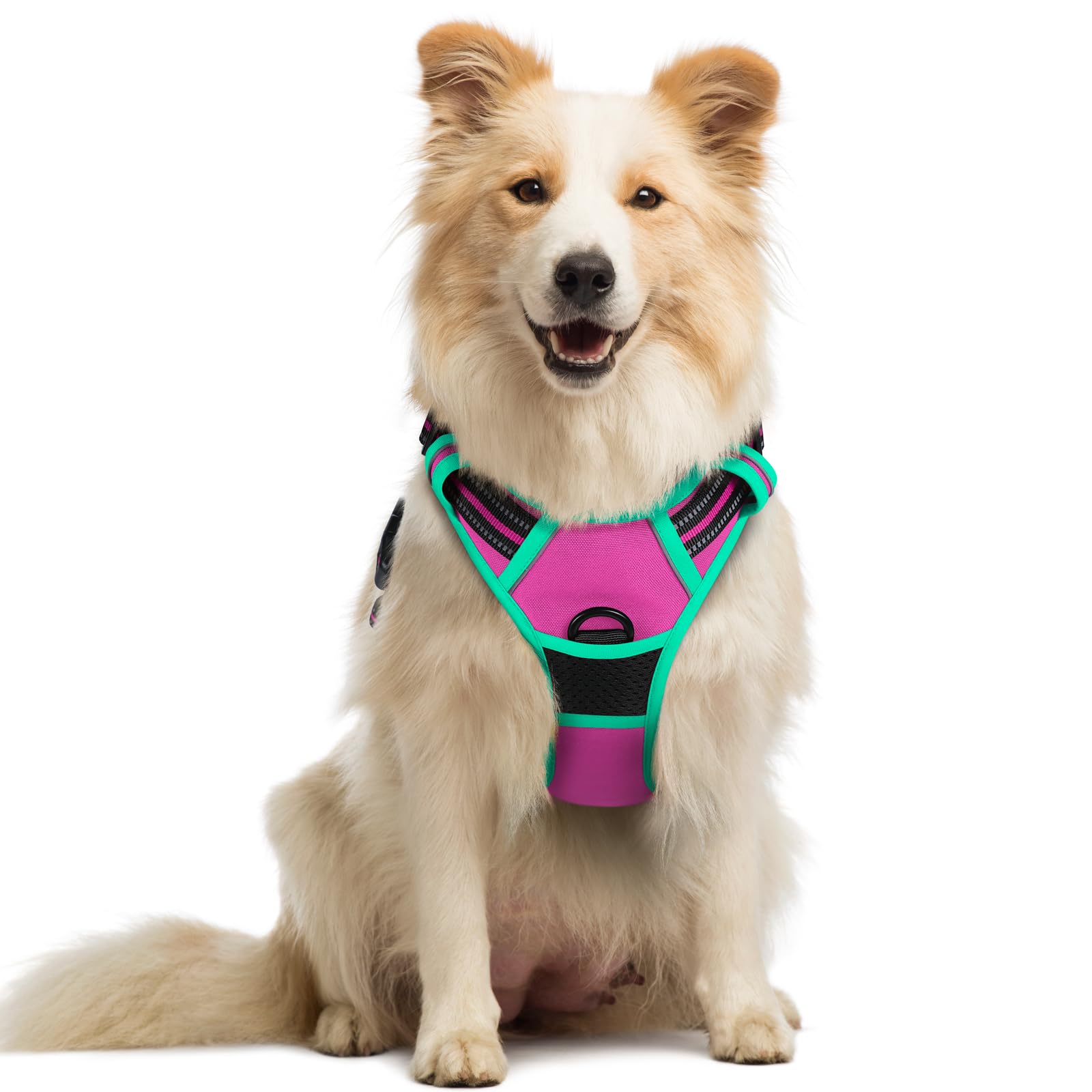 PawGuard No-Pull Reflective Dog Harness - Large Black -  by Handbags Specialist Headquarter | Available at Handbags Specialist Headquarter