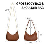 Retro Chic Hobo Bag - Cute Underarm Purse - Shoulder Bags by Handbags Specialist Headquarter | Available at Handbags Specialist Headquarter