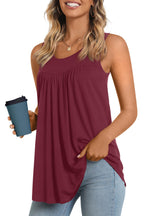 Longyuan Summer Sleeveless Tunics for Women - Tops by Handbags Specialist Headquarter | Available at Handbags Specialist Headquarter