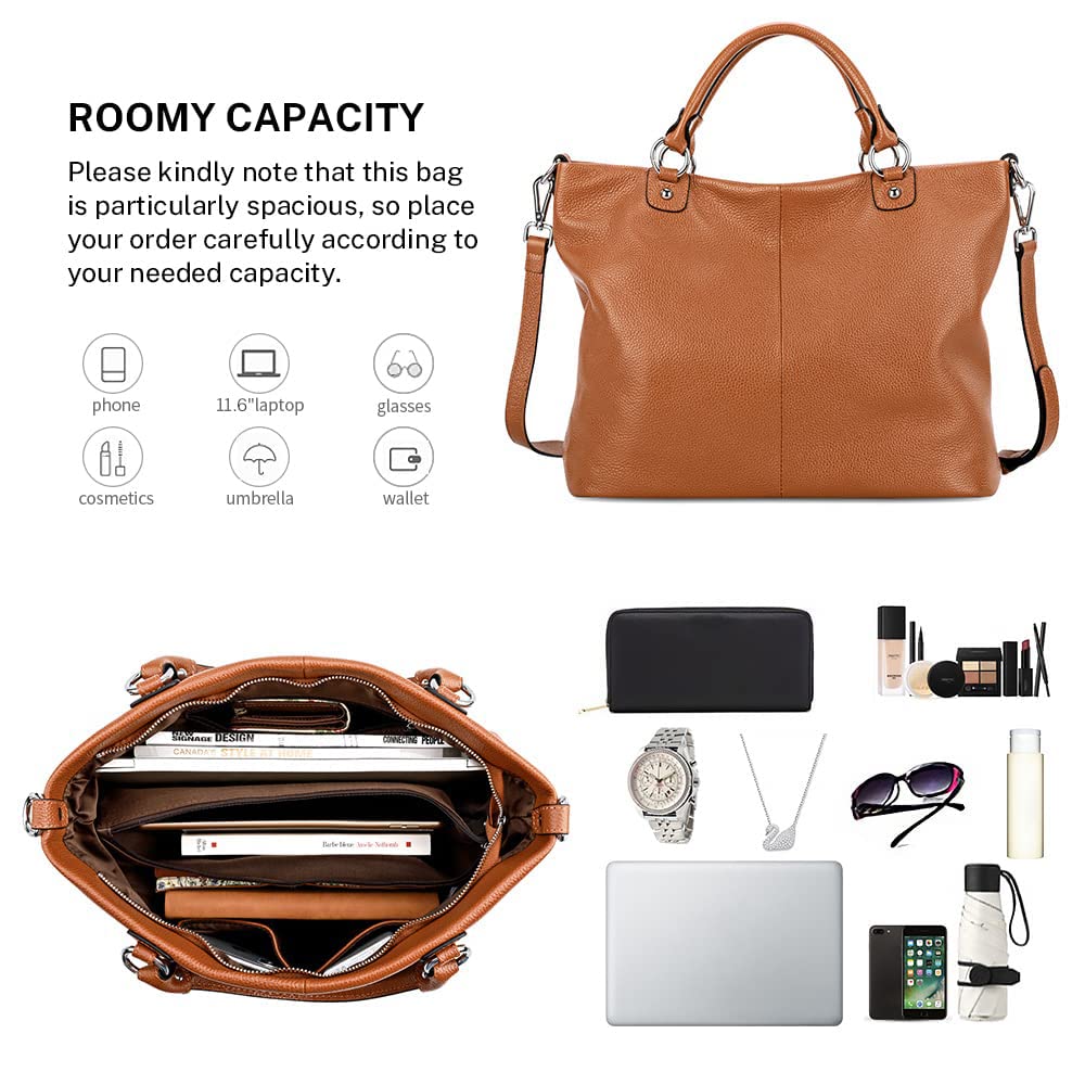 Kattee Women's Leather Tote Bag