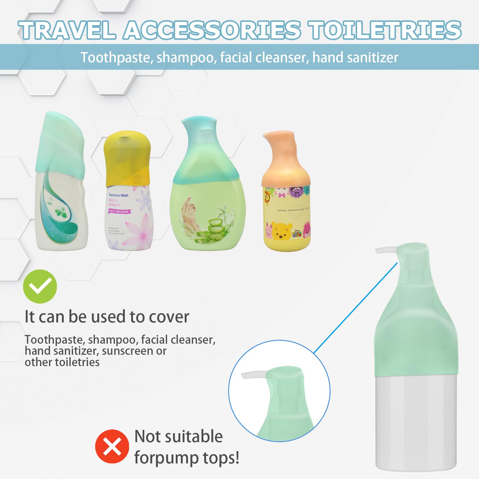 TravelGuard Silicone Bottle Covers: Leak-Proof Essentials -  by Handbags Specialist Headquarter | Available at Handbags Specialist Headquarter