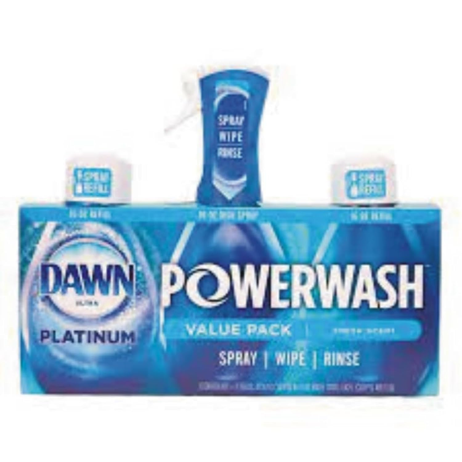 Dawn Powerwash Fresh: 1 Spray + 3 Refill Bundle - Dish Soap Liquid by Handbags Specialist Headquarter | Available at Handbags Specialist Headquarter