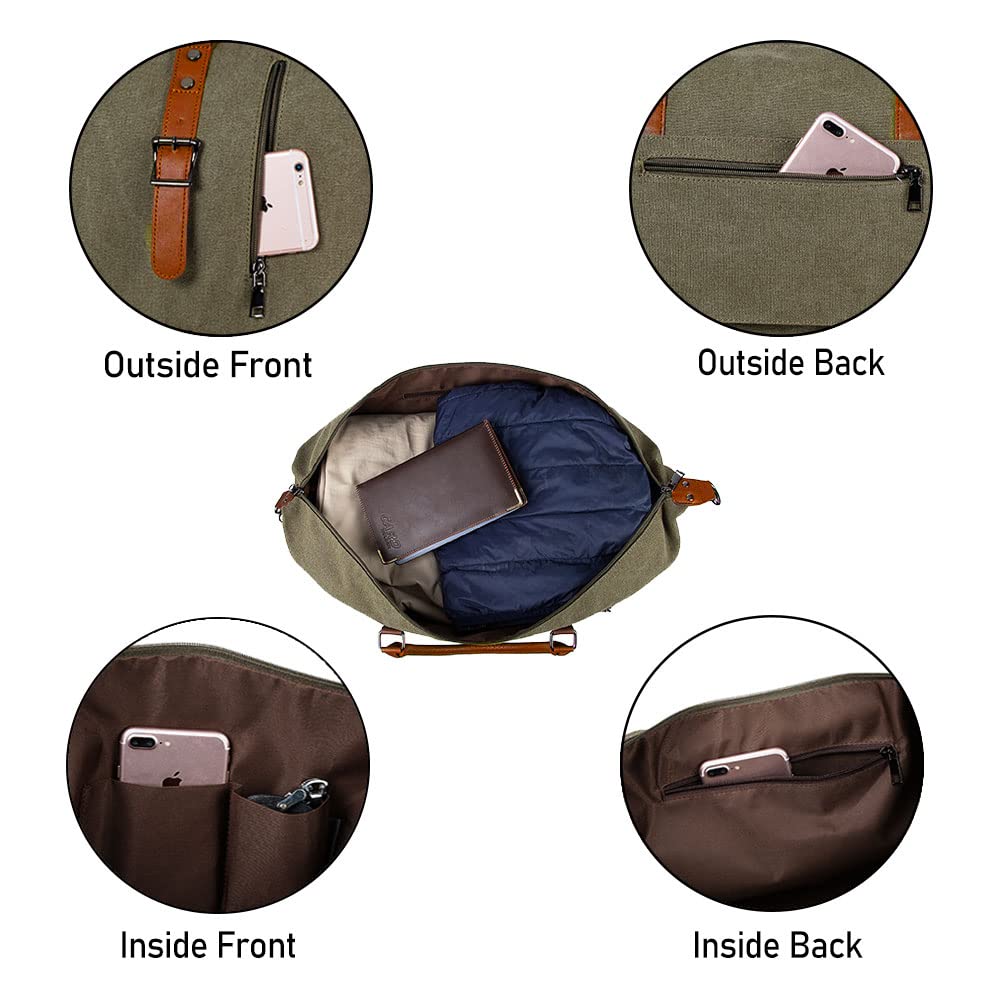 Weekender Overnight Travel Bag with Shoe Pouch