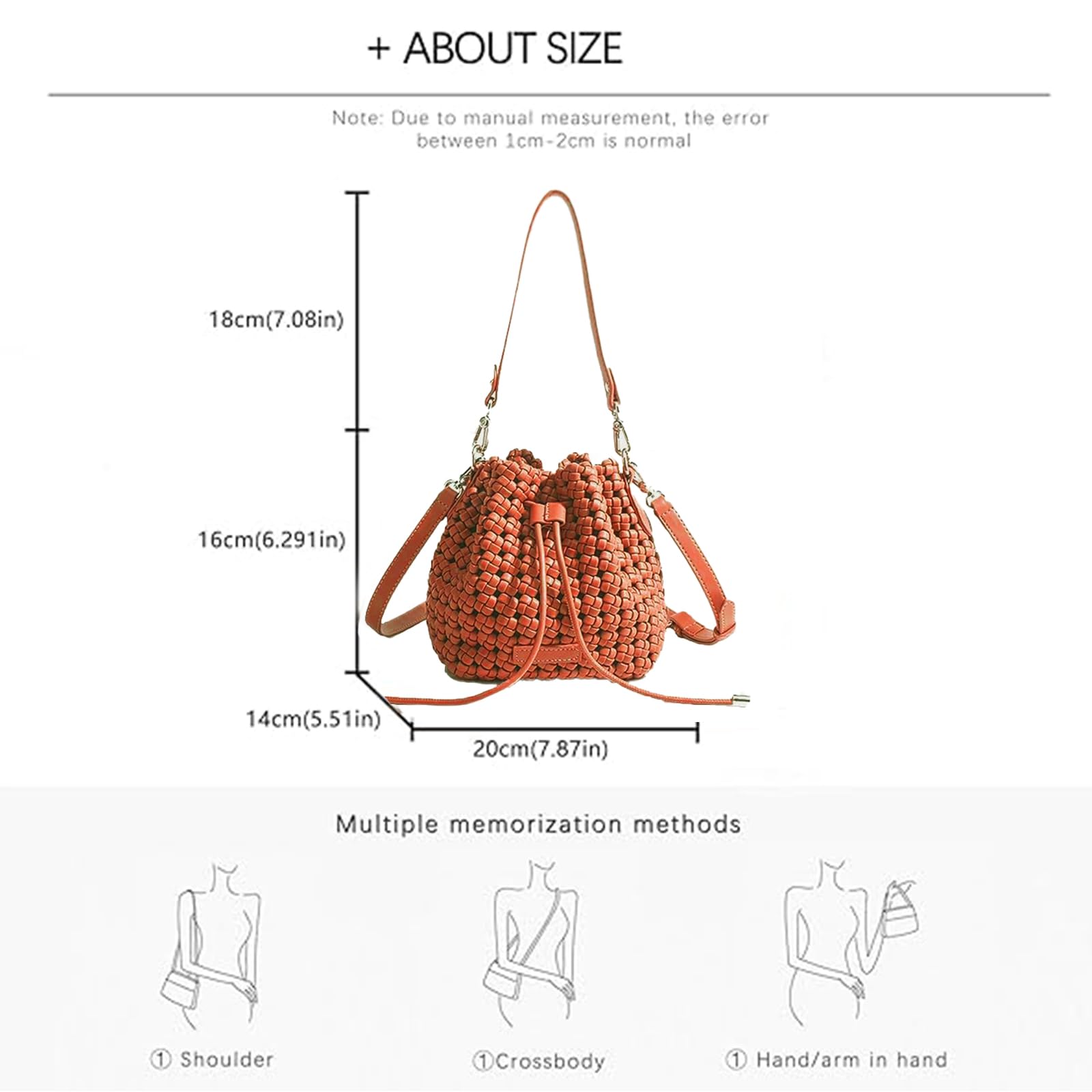 Hollow Bucket Tote Bag -  by Handbags Specialist Headquarter | Available at Handbags Specialist Headquarter