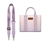 Western Chic Wrangler Tote: Vegan Leather, Versatile Strap