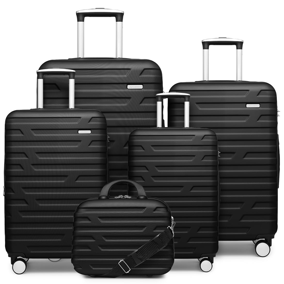 LAVENDER 6pc Hardside Spinner Luggage – ##variant## Luggage Travel Bags