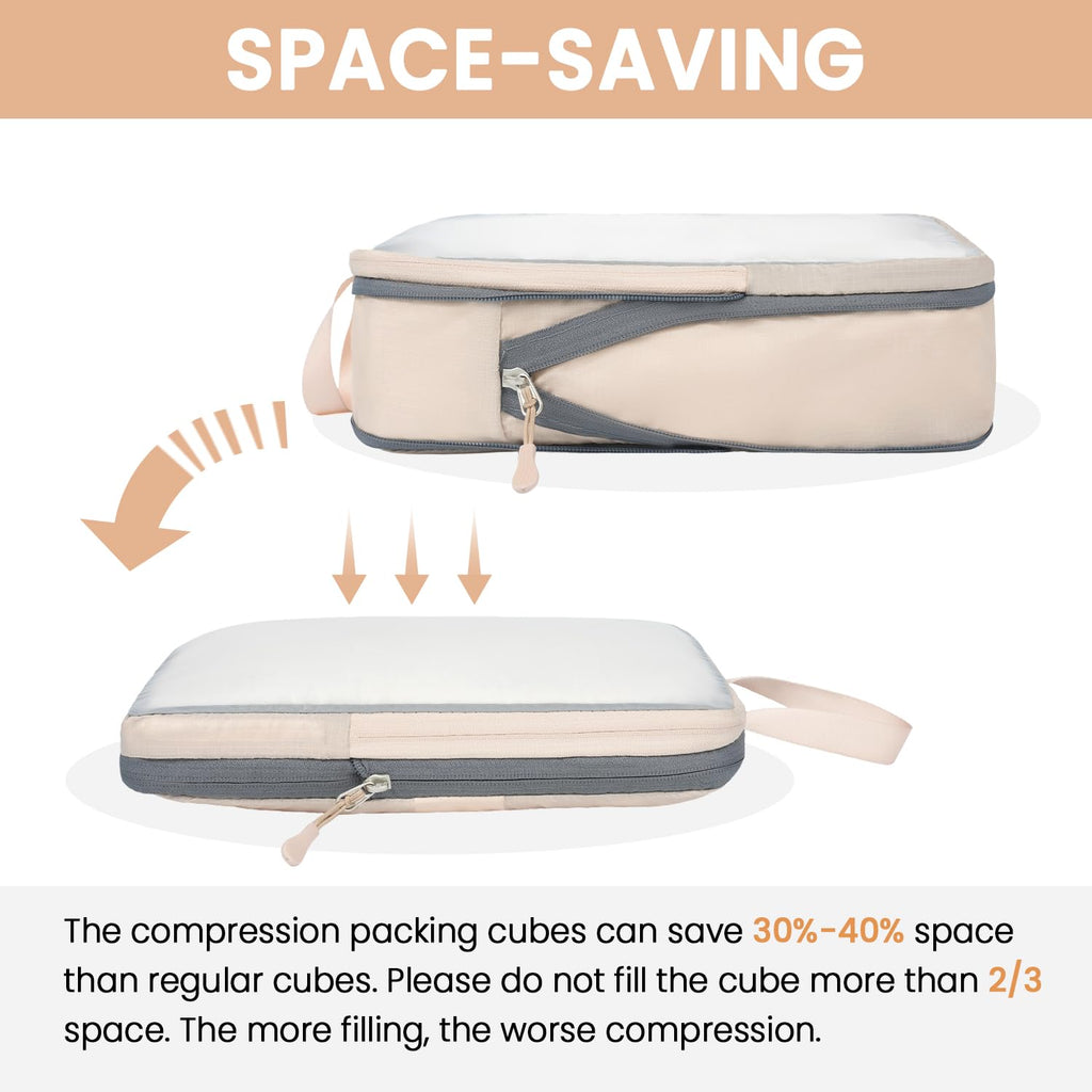 BAGAIL Travel Compression Cubes Set for Packing Ease -  by Handbags Specialist Headquarter | Available at Handbags Specialist Headquarter