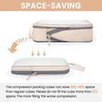 BAGAIL Travel Compression Cubes Set for Packing Ease -  by Handbags Specialist Headquarter | Available at Handbags Specialist Headquarter