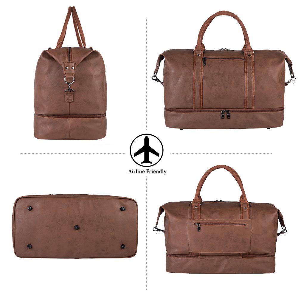 Weekender Overnight Travel Bag with Shoe Pouch