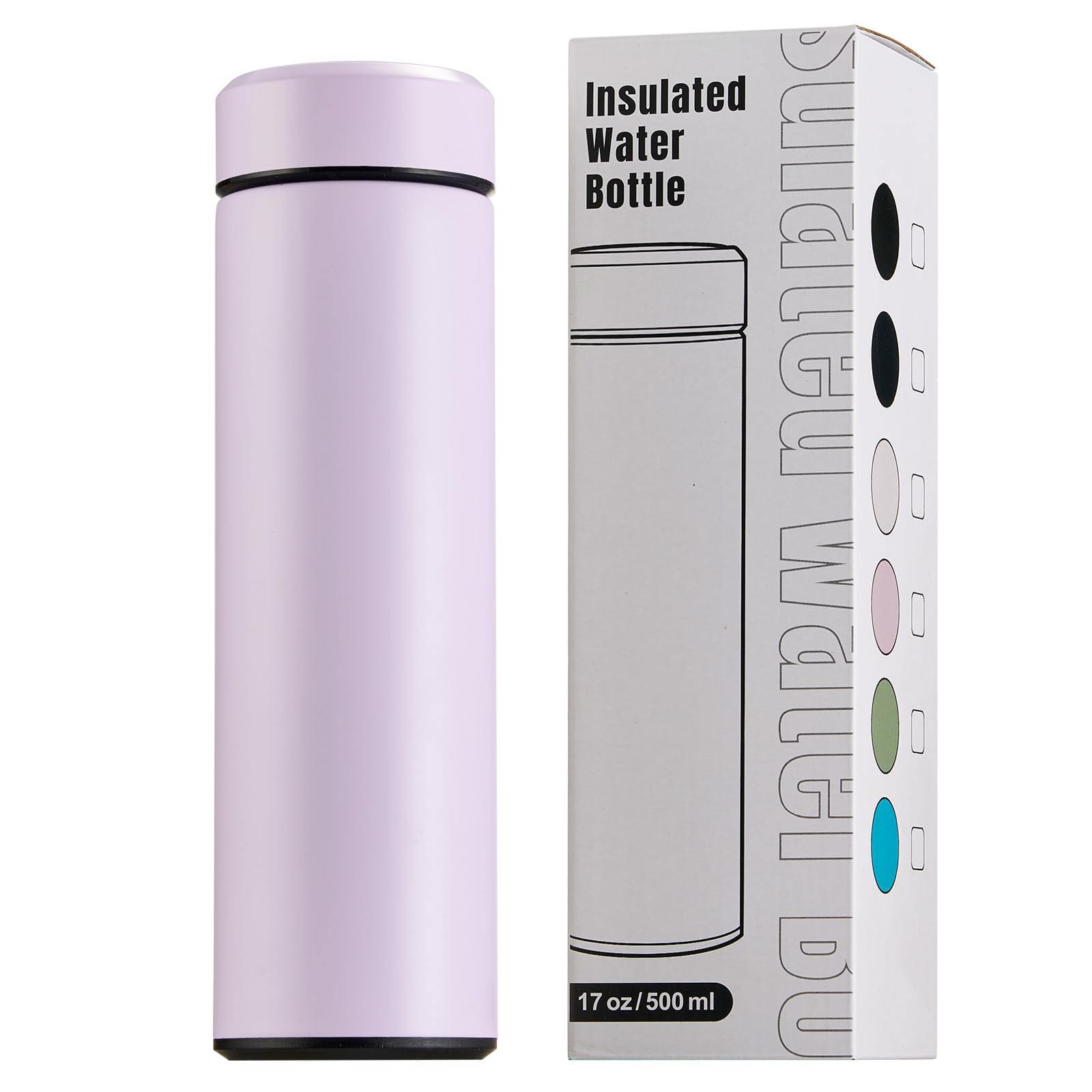 ThremoGuard: 17oz Stainless Steel Insulated Bottle - Water Bottles by Handbags Specialist Headquarter | Available at Handbags Specialist Headquarter