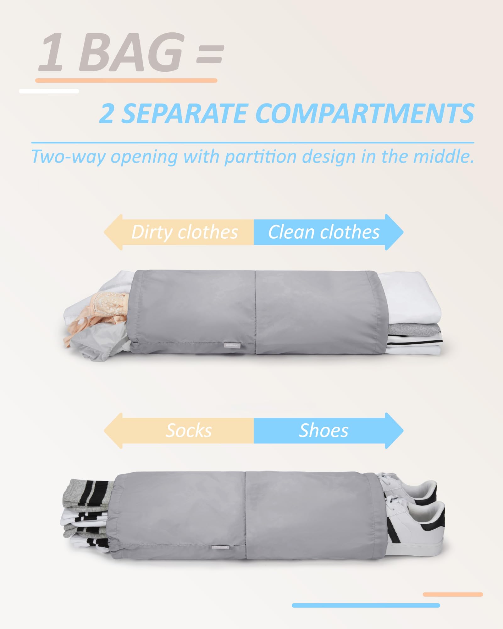 PackPro 6 Set Compression Cubes for Travel - Luggage Travel Bags by Handbags Specialist Headquarter | Available at Handbags Specialist Headquarter