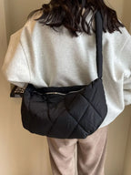 Quilted Polyester Crossbody Bag - Handbags by Trendsi | Available at Handbags Specialist Headquarter