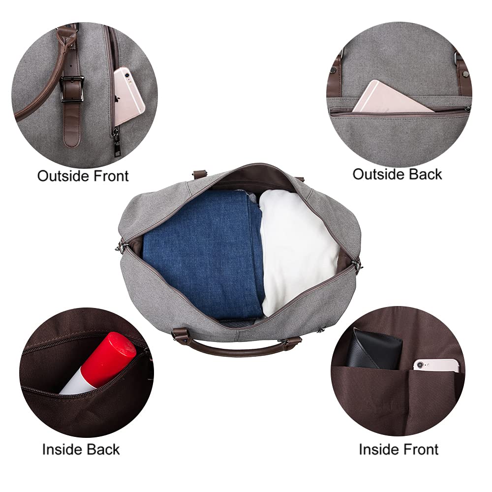 Weekender Overnight Travel Bag with Shoe Pouch