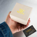 OLEVS Luxe: Men's Golden Dial Quartz Business Watch