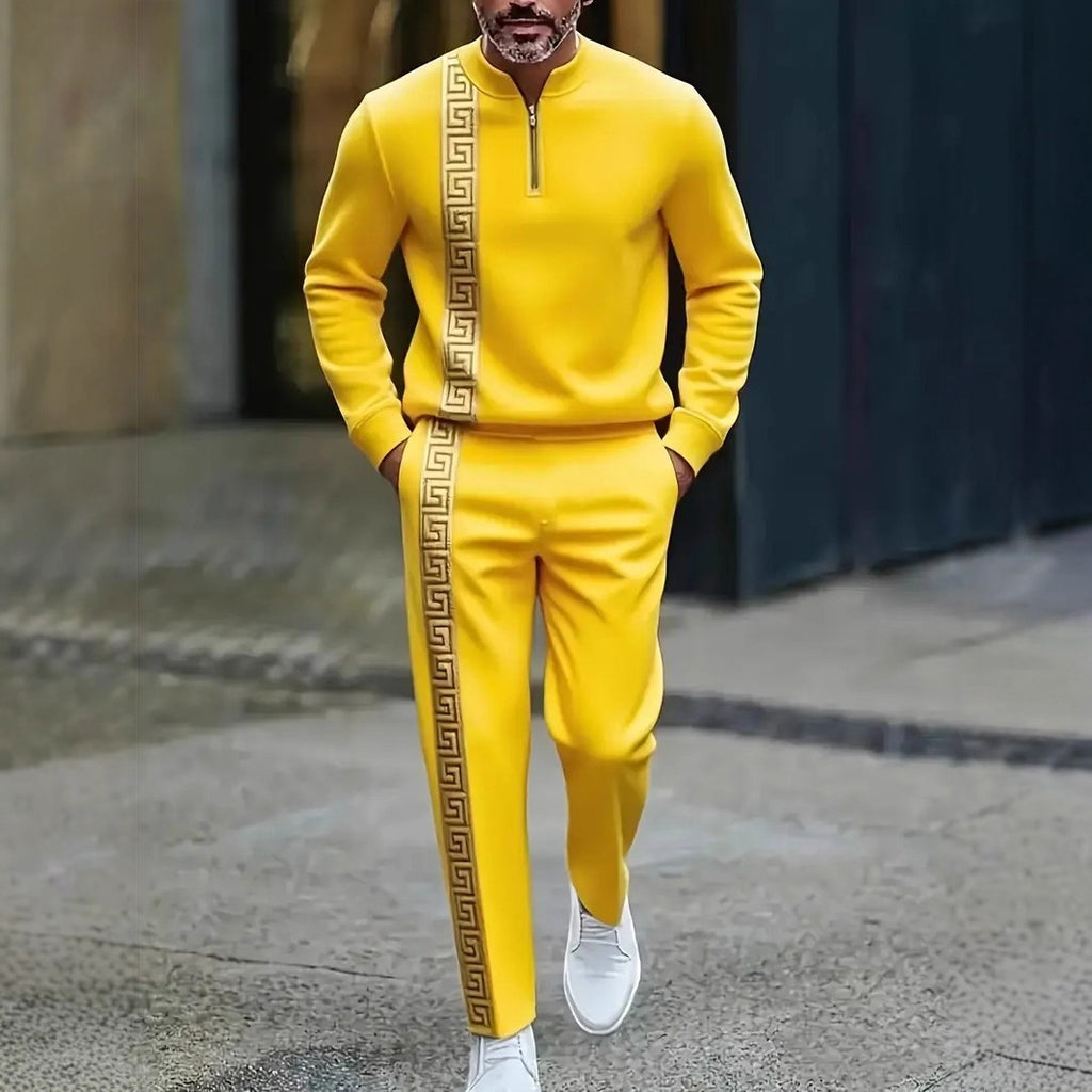 VersaFit Long-sleeve Polo & Pant Set