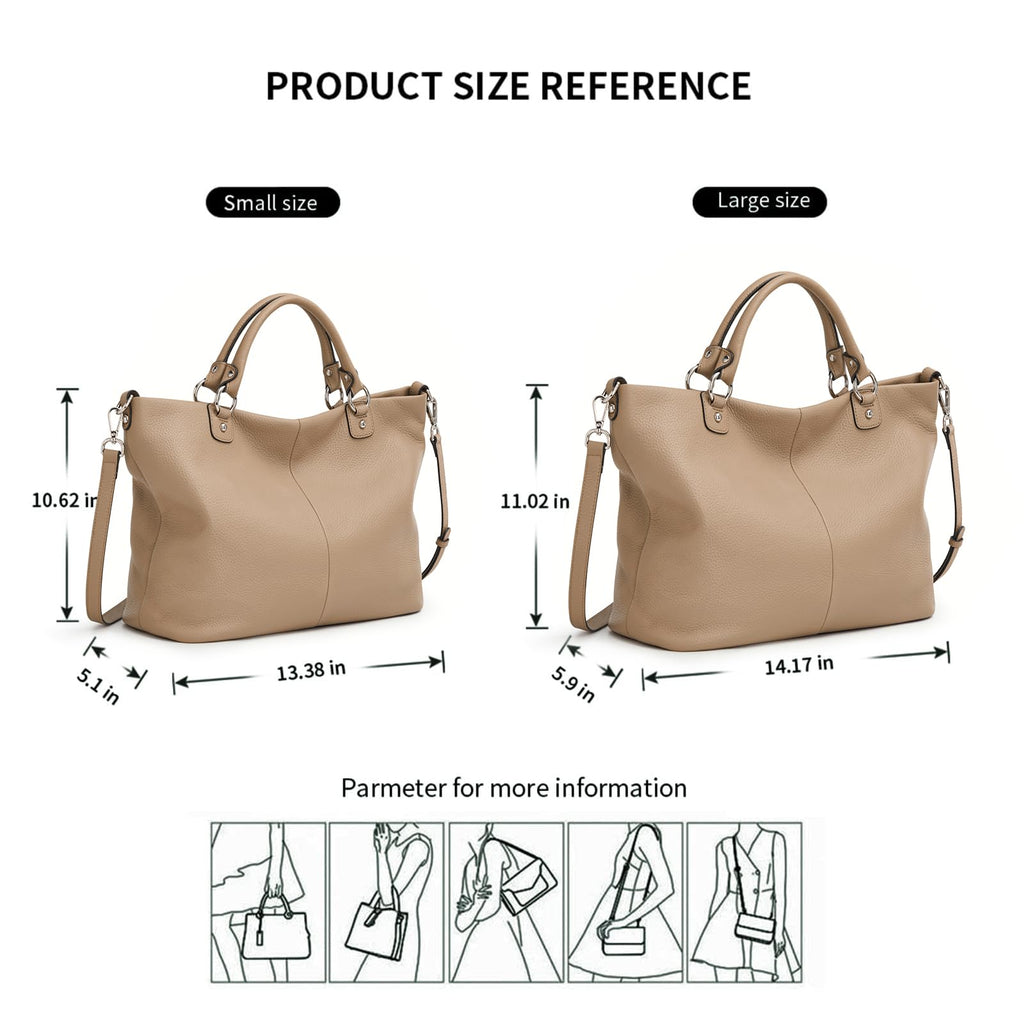 Kattee Women's Leather Tote Bag