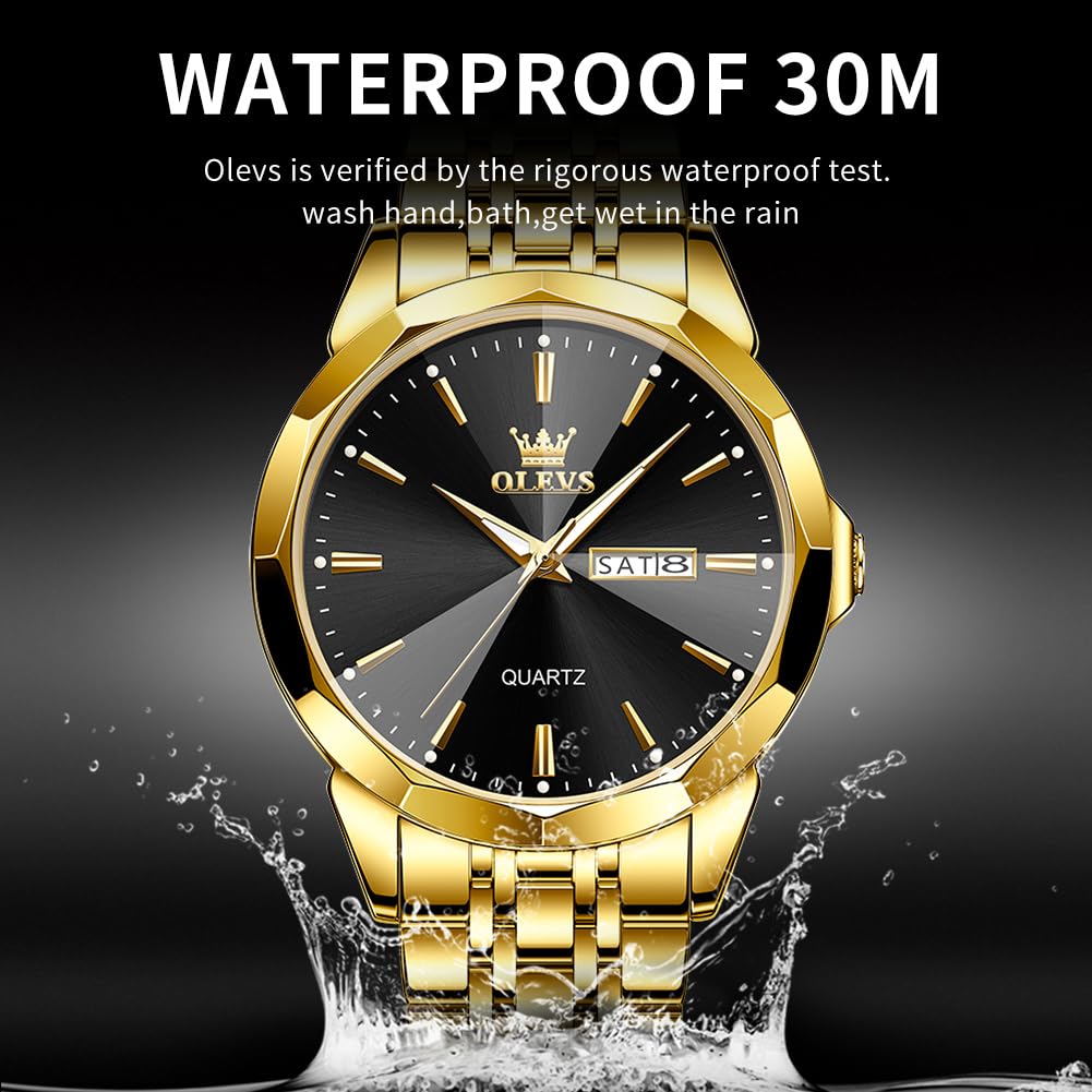 AzureGleam: Elite Men's Diamond Steel Watch