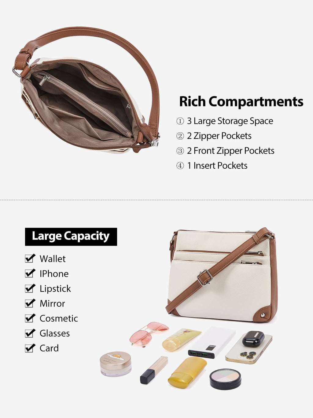 WestBronco ZipSatchel: Women's Medium Crossbody Bag - Handbags by Handbags Specialist Headquarter | Available at Handbags Specialist Headquarter