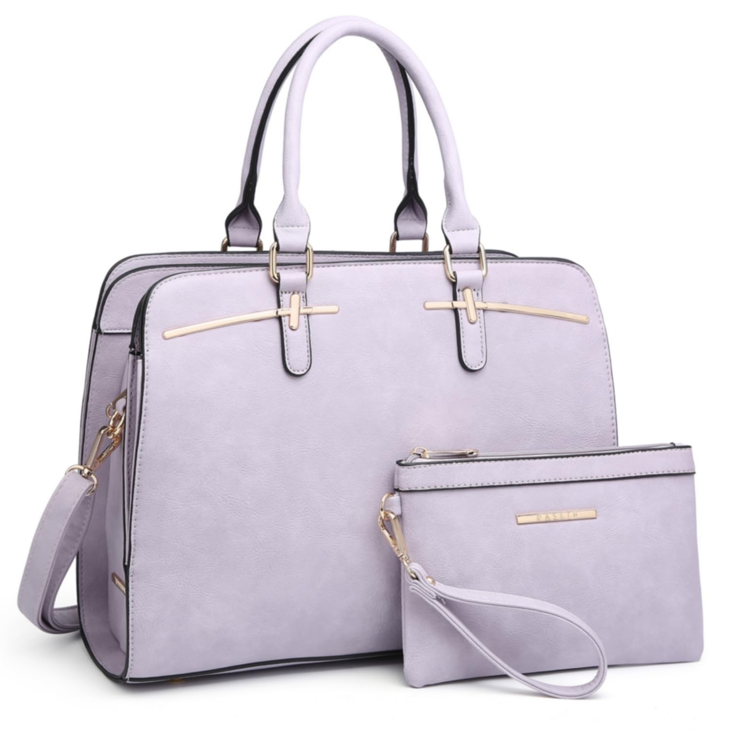 Women’s 2pc Tote & Wallet Handbag Set with 3 Compartments