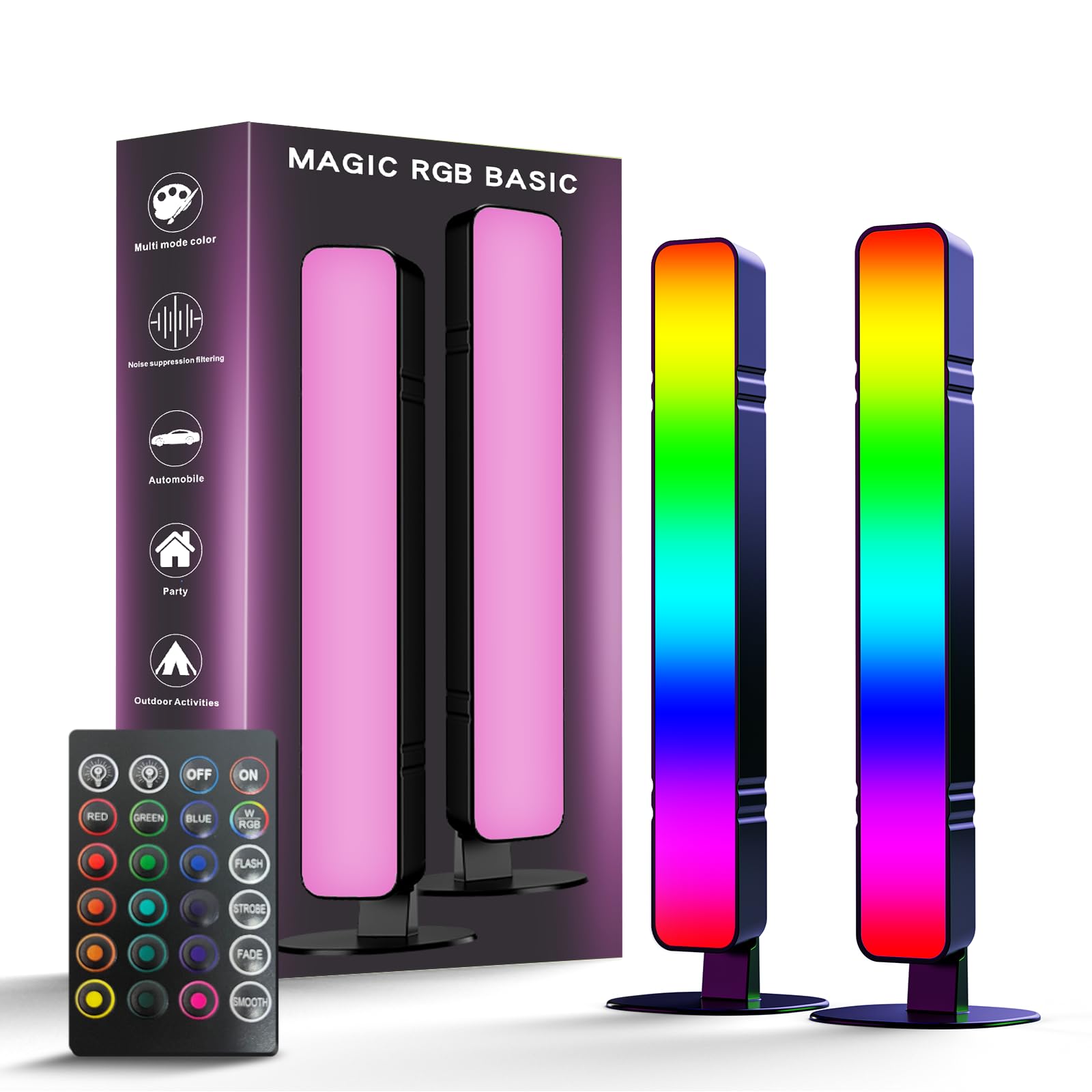 SyncGlow RGB LED Light Bar with Remote & Modes - Gaming Accessories by Handbags Specialist Headquarter | Available at Handbags Specialist Headquarter