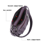 ELDA Chic Crossbody: Soft PU Leather Multi-Pocket Bag - Handbags by Handbags Specialist Headquarter | Available at Handbags Specialist Headquarter