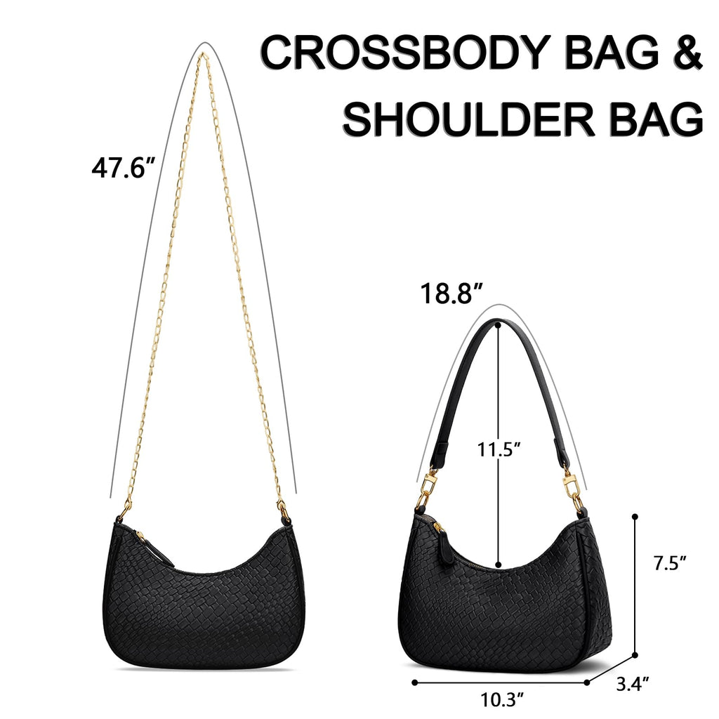 Retro Chic Hobo Bag - Cute Underarm Purse - Shoulder Bags by Handbags Specialist Headquarter | Available at Handbags Specialist Headquarter