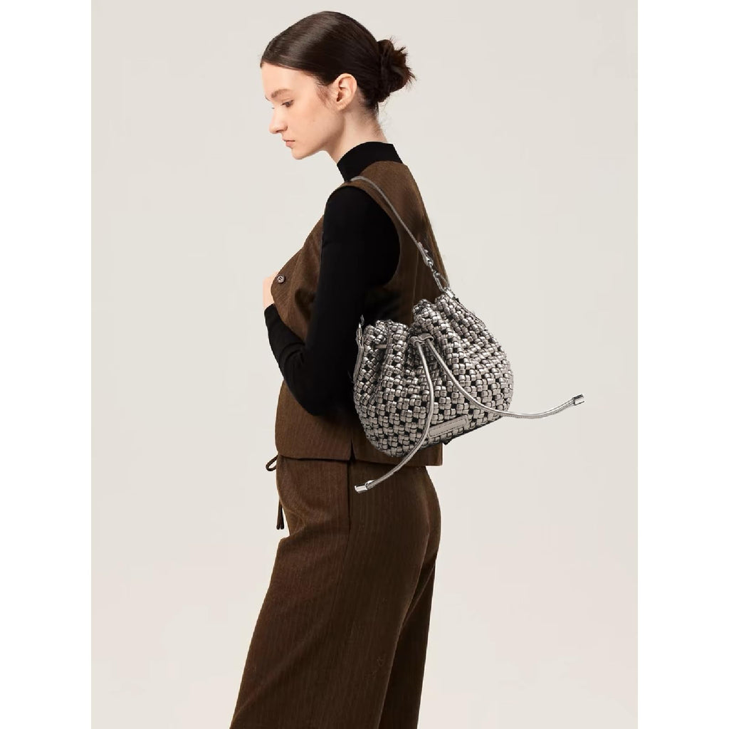 Hollow Bucket Tote Bag -  by Handbags Specialist Headquarter | Available at Handbags Specialist Headquarter