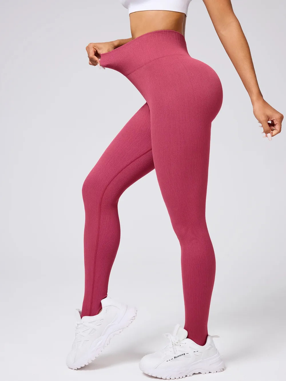High Waist Stirrup Active Leggings - Leggings by Trendsi | Available at Handbags Specialist Headquarter