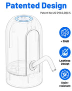 Portable USB Water Dispenser for 3-5 Gallon Bottles