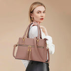 Luxe Leather Satchel & Crossbody Bags -  by Handbags Specialist Headquarter | Available at Handbags Specialist Headquarter