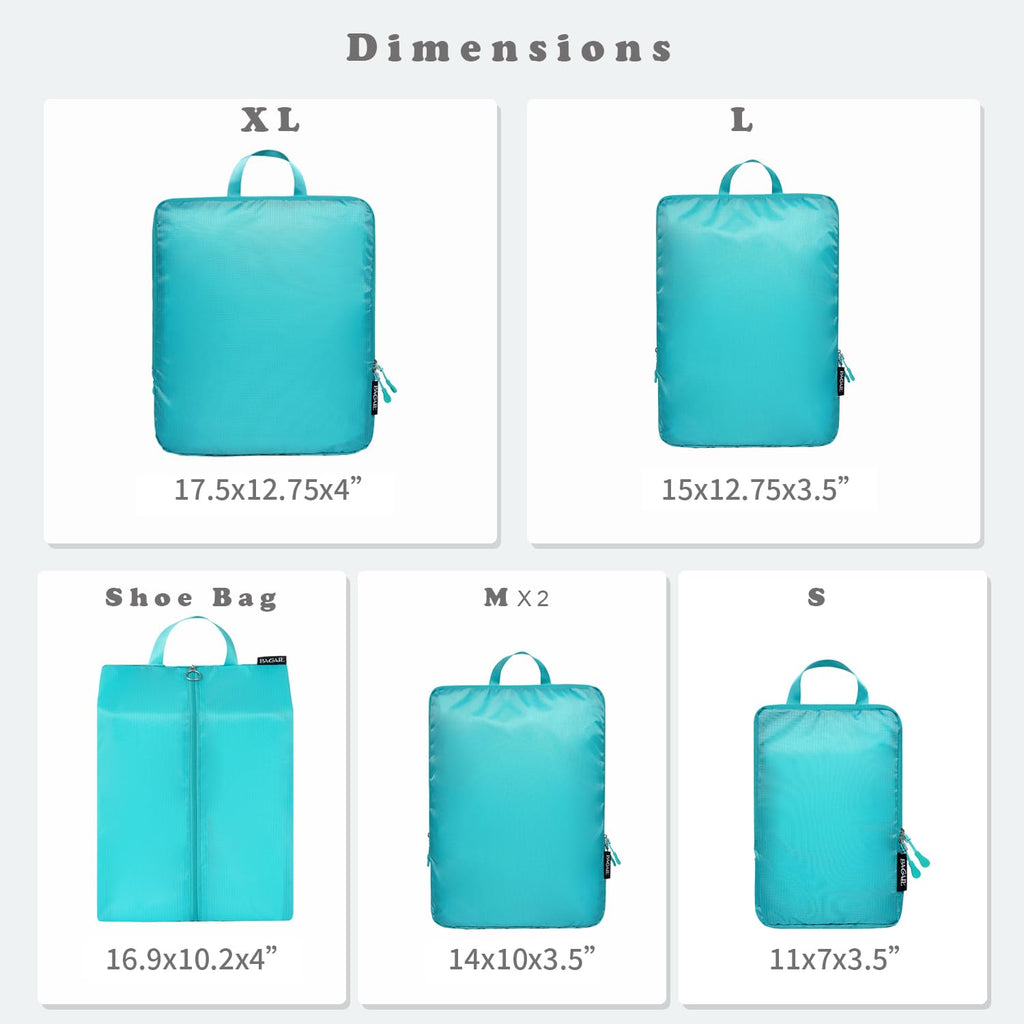 BAGAIL Travel Compression Cubes Set for Packing Ease -  by Handbags Specialist Headquarter | Available at Handbags Specialist Headquarter