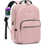 Chic Leather Laptop Backpack for Women - LoveVook - Backpack Bags by Handbags Specialist Headquarter | Available at Handbags Specialist Headquarter