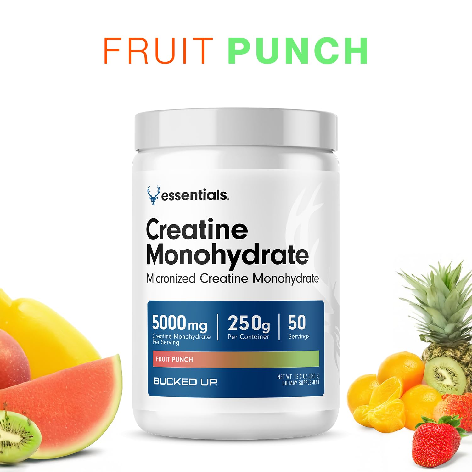 Bucked Up Micronized Creatine - Unflavored Power Boost - Healthcare by Handbags Specialist Headquarter | Available at Handbags Specialist Headquarter