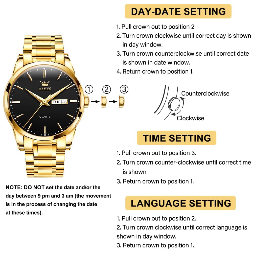 EclipseTime: Luminous Men's Luxury Chrono Watch