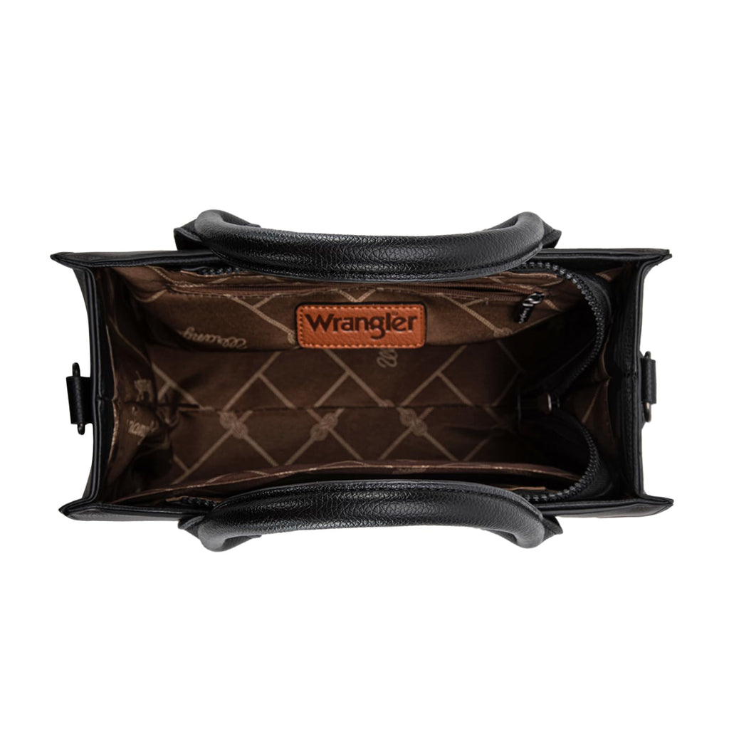 Western Chic Wrangler Tote: Vegan Leather, Versatile Strap