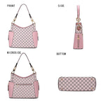 Orange Hobo Shoulder Bag & Wallet Set