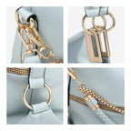 Dasein Luxe Vegan Hobo Bag with Rhinestones - Bucket Bag by Handbags Specialist Headquarter | Available at Handbags Specialist Headquarter