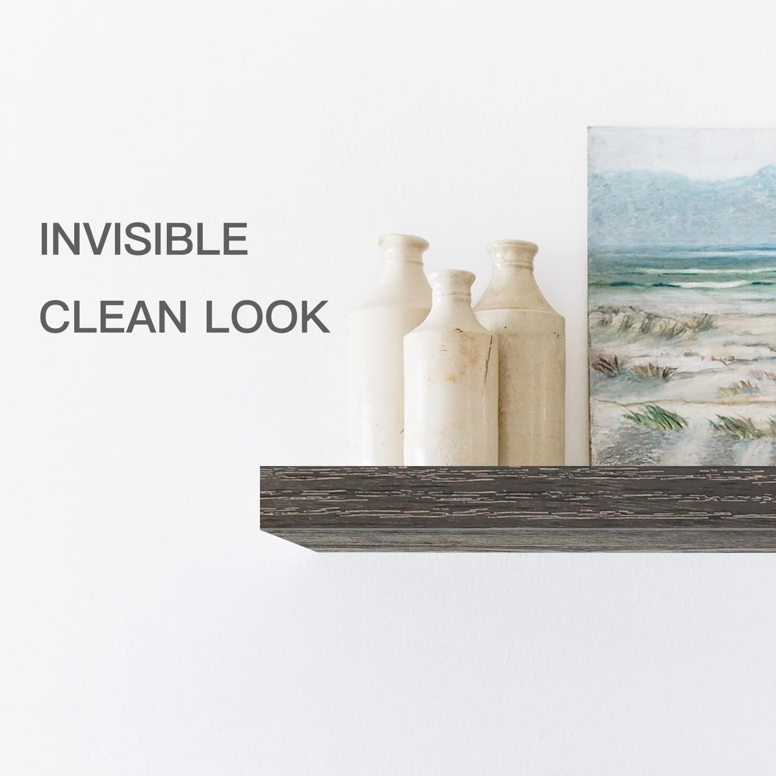 Rustic Farmhouse Shelves (008-40BN) - Decor by Handbags Specialist Headquarter | Available at Handbags Specialist Headquarter