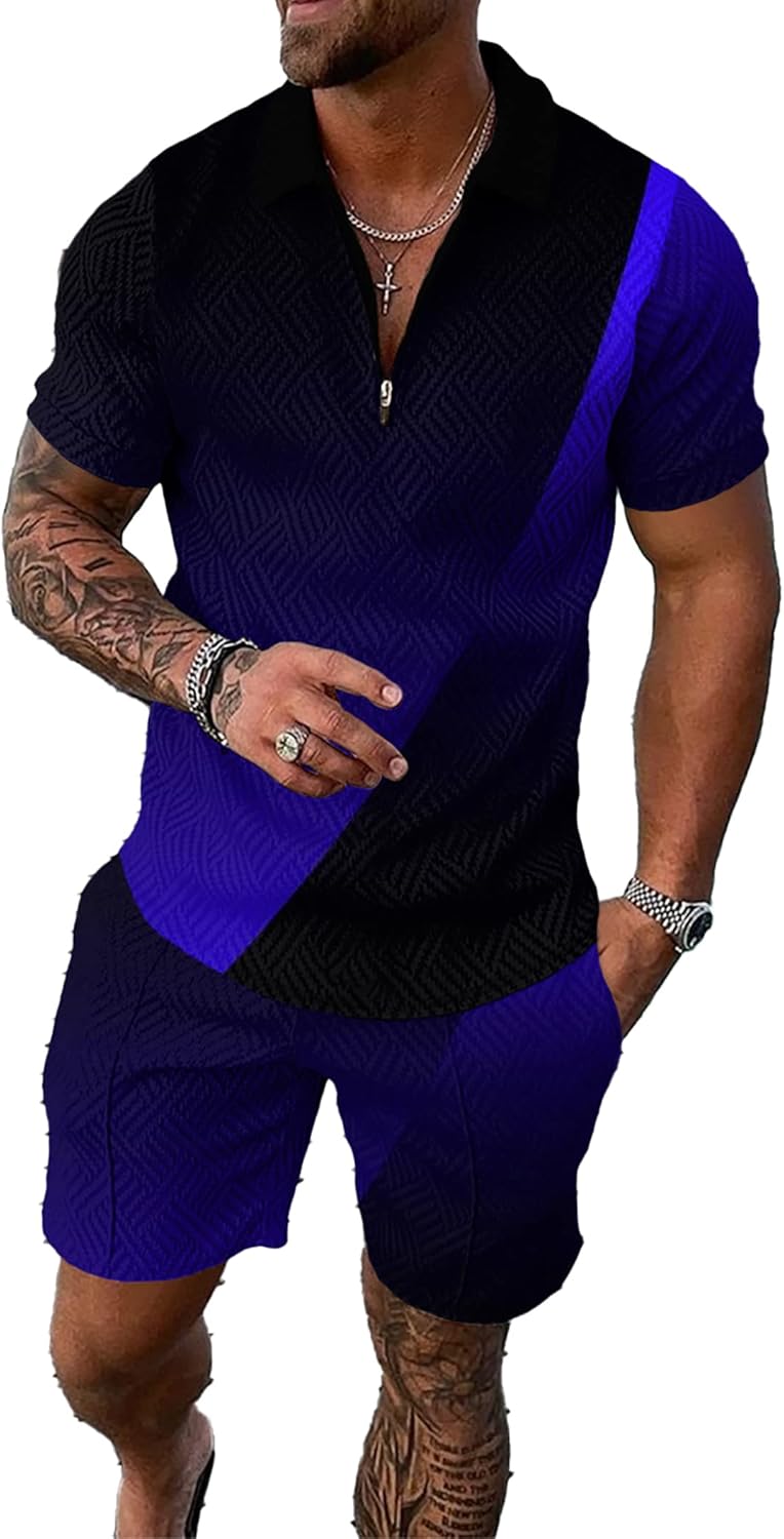 Men's Summer Tracksuit 2-Piece Set