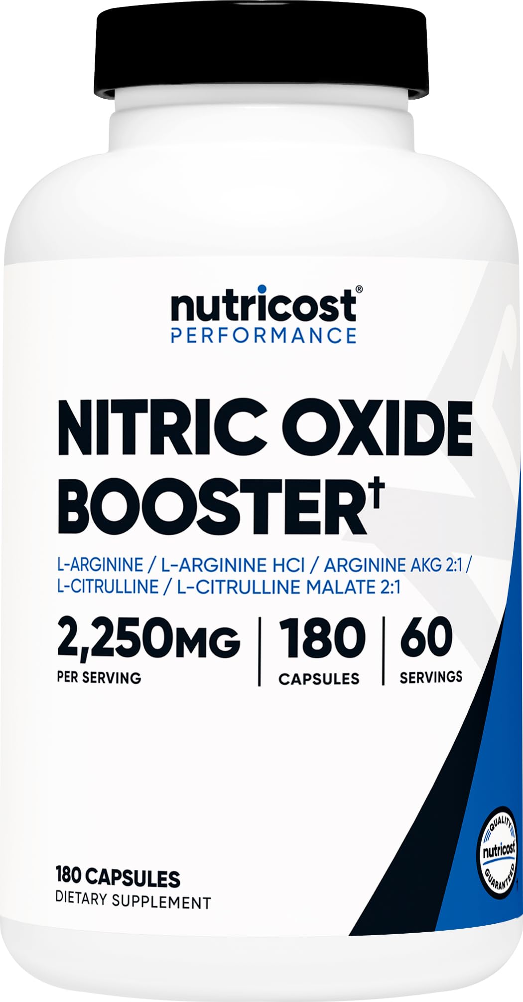 Nutricost Nitric Oxide Surge 2250mg - 180 Caps - Health & Household by Handbags Specialist Headquarter | Available at Handbags Specialist Headquarter
