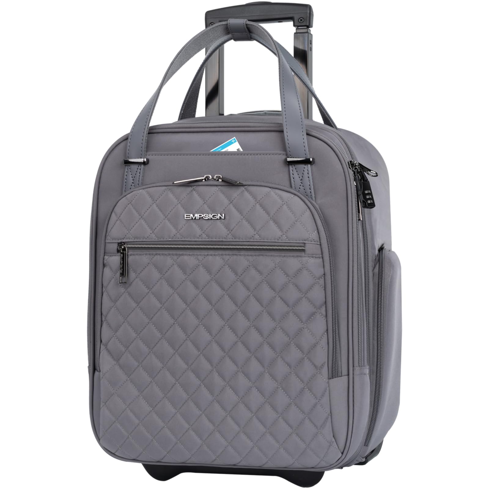 EMPSIGN 16 Wheeled Underseat Travel Bag -  by Handbags Specialist Headquarter | Available at Handbags Specialist Headquarter