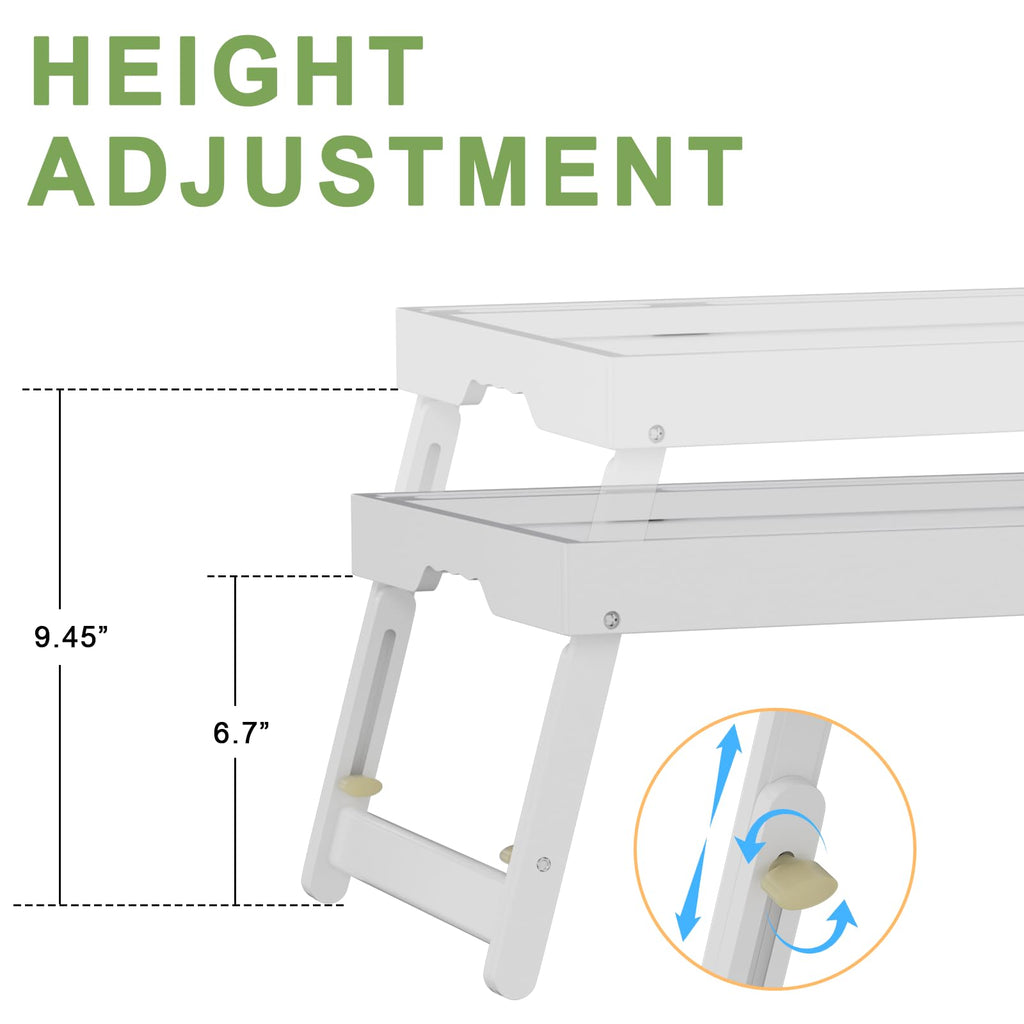 Artmeer Bamboo Foldable Bed & Laptop Tray - 2 Pack - Decor by Handbags Specialist Headquarter | Available at Handbags Specialist Headquarter