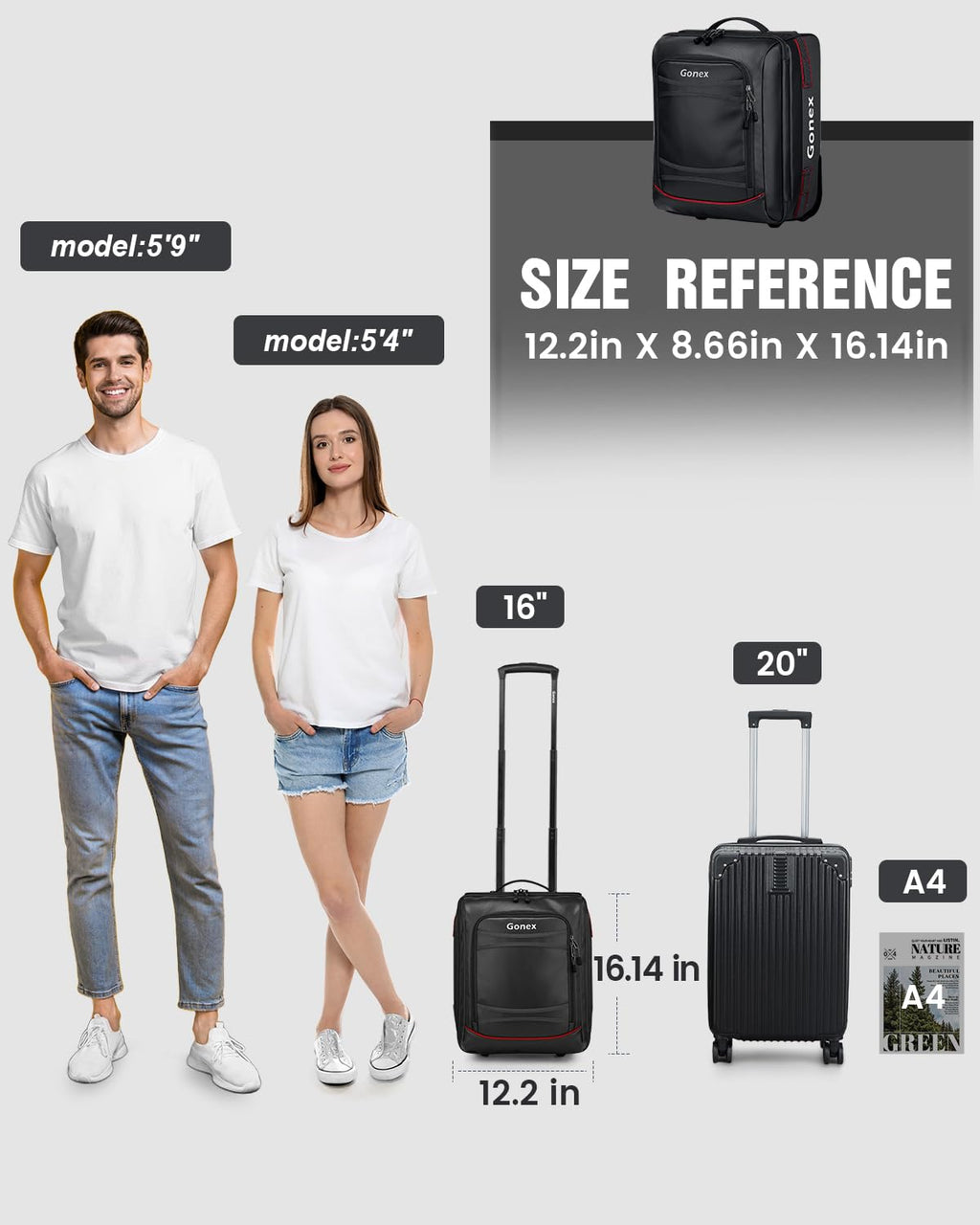 Gonex 70L Wheeled Duffle - Olive Green Travel Bag -  by Handbags Specialist Headquarter | Available at Handbags Specialist Headquarter