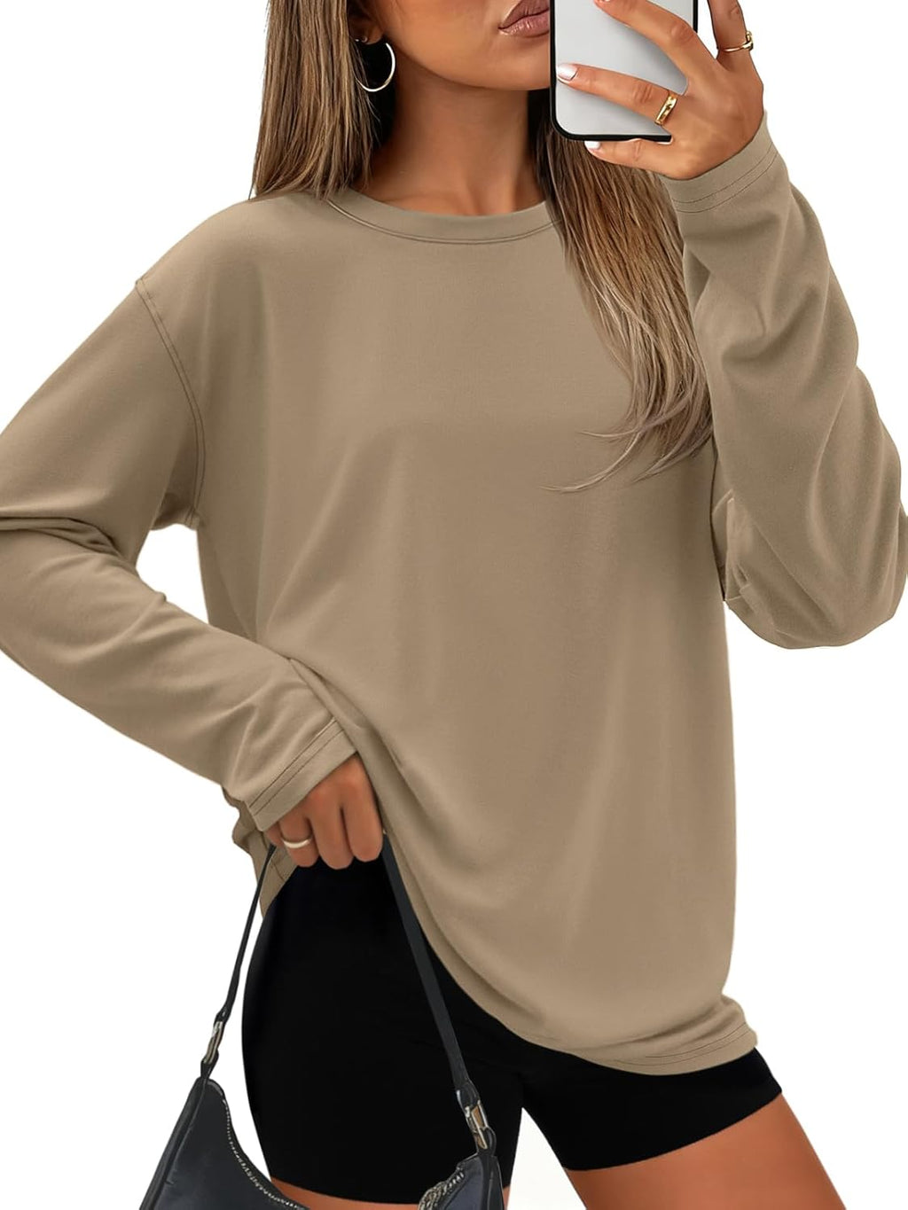 ATHMILE Women's Oversized Graphic Tee