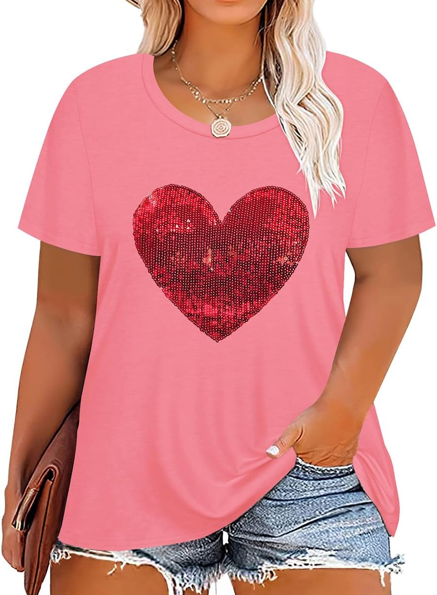 Floral V-Neck Plus Size Tunic Tops for Women - Women's T Shirts by Handbags Specialist Headquarter | Available at Handbags Specialist Headquarter