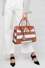 Dasein Women’s 2pcs Satchel & Shoulder Bag Set