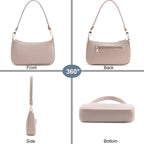 Retro Vegan Leather Shoulder Bag -  by Handbags Specialist Headquarter | Available at Handbags Specialist Headquarter