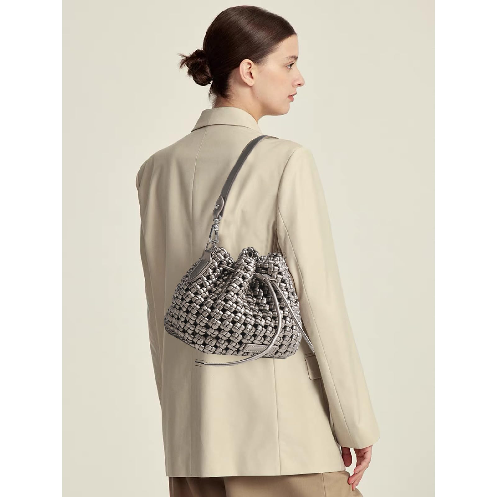 Hollow Bucket Tote Bag -  by Handbags Specialist Headquarter | Available at Handbags Specialist Headquarter