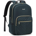 Chic Leather Laptop Backpack for Women - LoveVook - Backpack Bags by Handbags Specialist Headquarter | Available at Handbags Specialist Headquarter