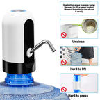 Portable USB Water Dispenser for 3-5 Gallon Bottles